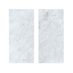 Special Cut | 9x18 Carrara White Marble Polished Tile Special Cut | 9x18 Carrara White Marble Polished Tile - American Tile Depot