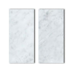 Special Cut | 9x18 Carrara White Marble Polished Tile Special Cut | 9x18 Carrara White Marble Polished Tile - American Tile Depot