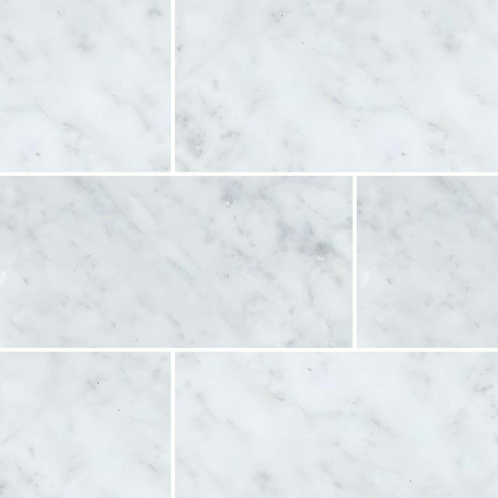 Special Cut | 9x18 Carrara White Marble Polished Tile Special Cut | 9x18 Carrara White Marble Polished Tile - American Tile Depot