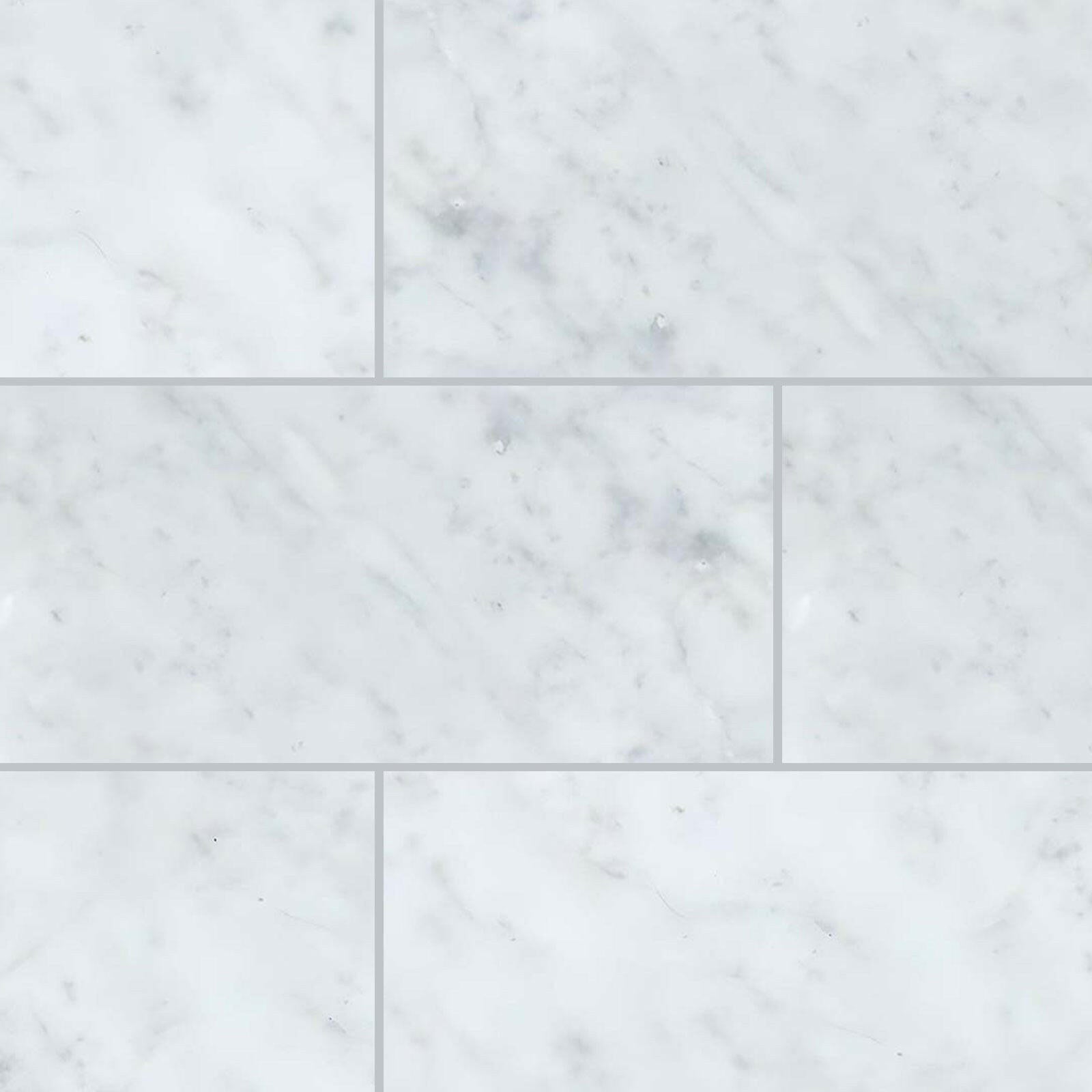 Special Cut | 9x18 Carrara White Marble Polished Tile Special Cut | 9x18 Carrara White Marble Polished Tile - American Tile Depot