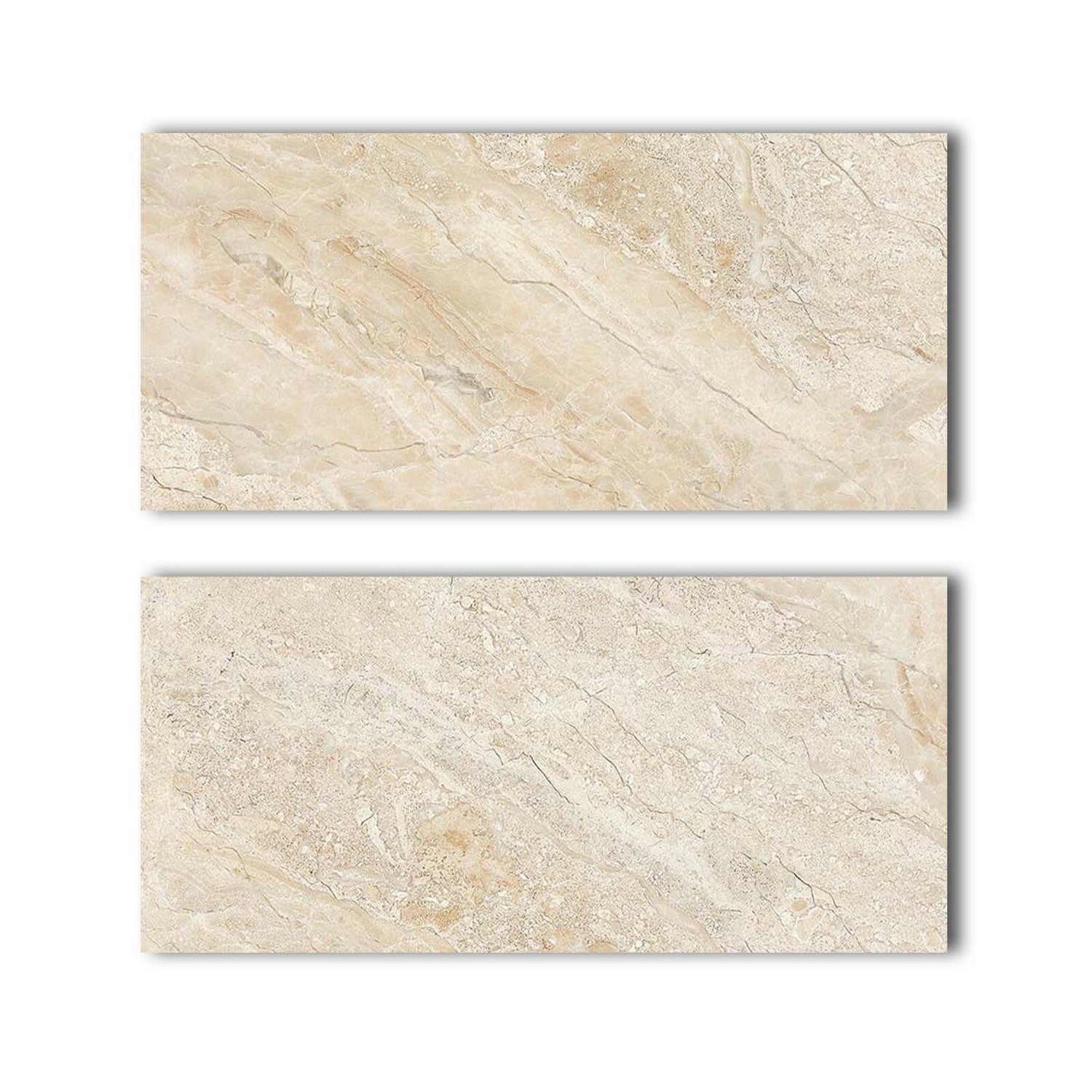 Special Cut | 9x18 Diano Royal (Queen Beige) Marble Polished Tile Special Cut | 9x18 Diano Royal (Queen Beige) Marble Polished Tile - American Tile Depot
