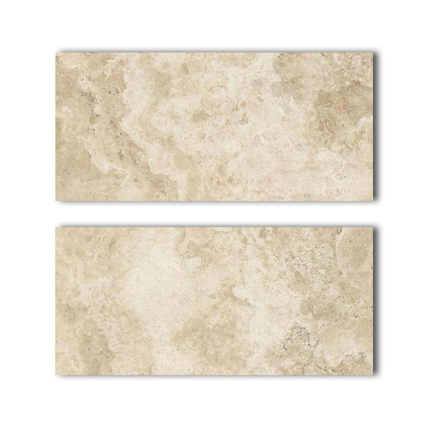 Special Cut | 9x18 Durango Cream Travertine Filled & Honed Tile Special Cut | 9x18 Durango Cream Travertine Filled & Honed Tile - American Tile Depot