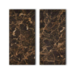 Special Cut | 9x18 Emperador Dark Marble Polished Tile - American Tile Depot