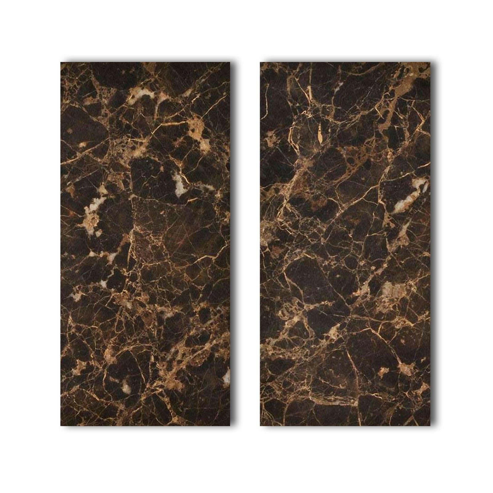 Special Cut | 9x18 Emperador Dark Marble Polished Tile - American Tile Depot