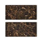 Special Cut | 9x18 Emperador Dark Marble Polished Tile - American Tile Depot
