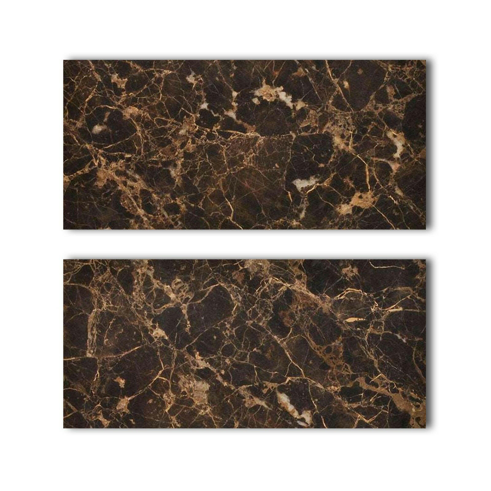 Special Cut | 9x18 Emperador Dark Marble Polished Tile - American Tile Depot