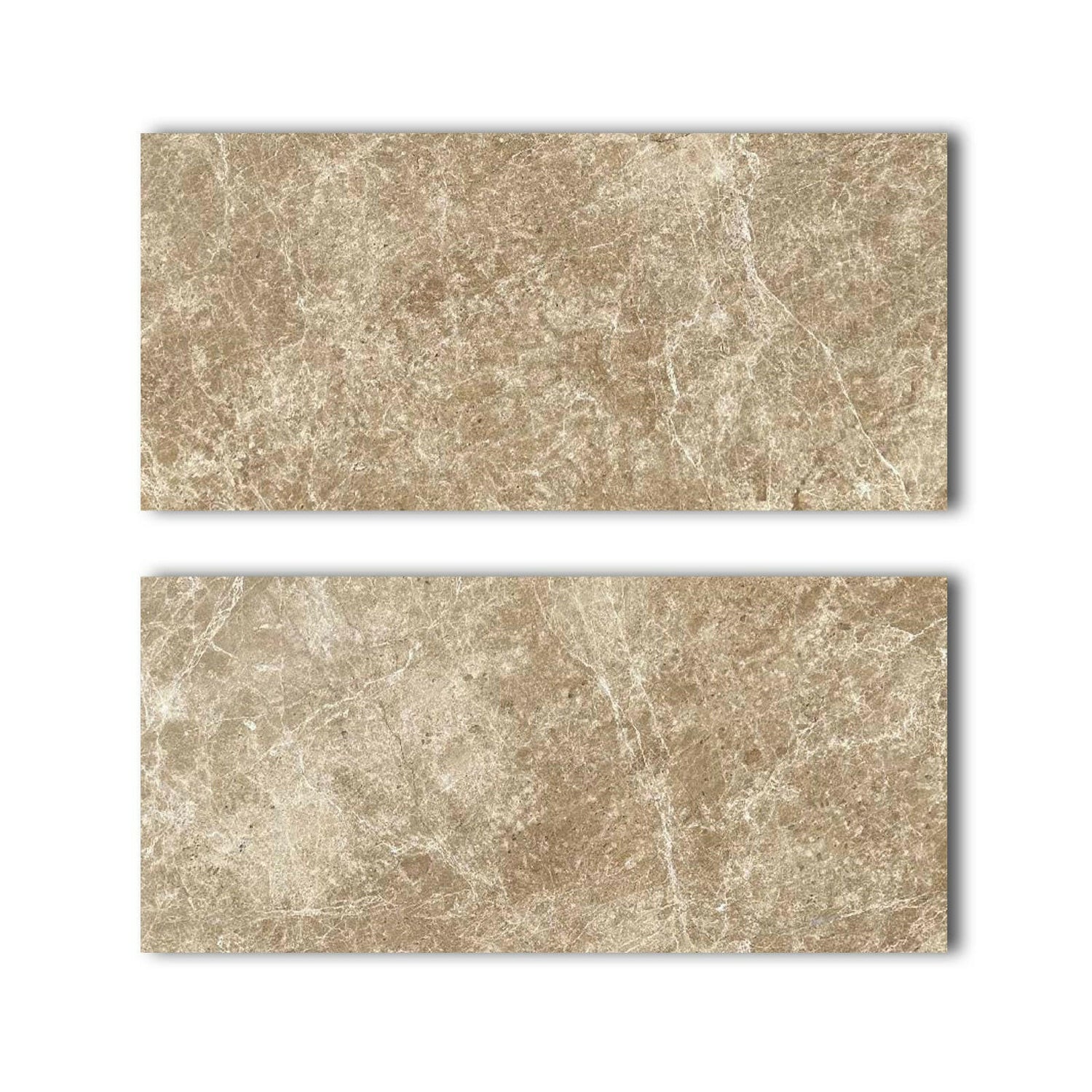 Special Cut | 9x18 Emperador Light Marble Polished Tile Special Cut | 9x18 Emperador Light Marble Polished Tile - American Tile Depot