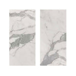 Special Cut | 9x18 Italian Statuary White Marble Polished Tile Special Cut | 9x18 Italian Statuary White Marble Polished Tile - American Tile Depot
