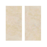 Special Cut | 9x18 Ivory Travertine Filled & Honed Tile Special Cut | 9x18 Ivory Travertine Filled & Honed Tile - American Tile Depot
