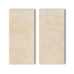 Special Cut | 9x18 Ivory Travertine Filled & Honed Tile Special Cut | 9x18 Ivory Travertine Filled & Honed Tile - American Tile Depot