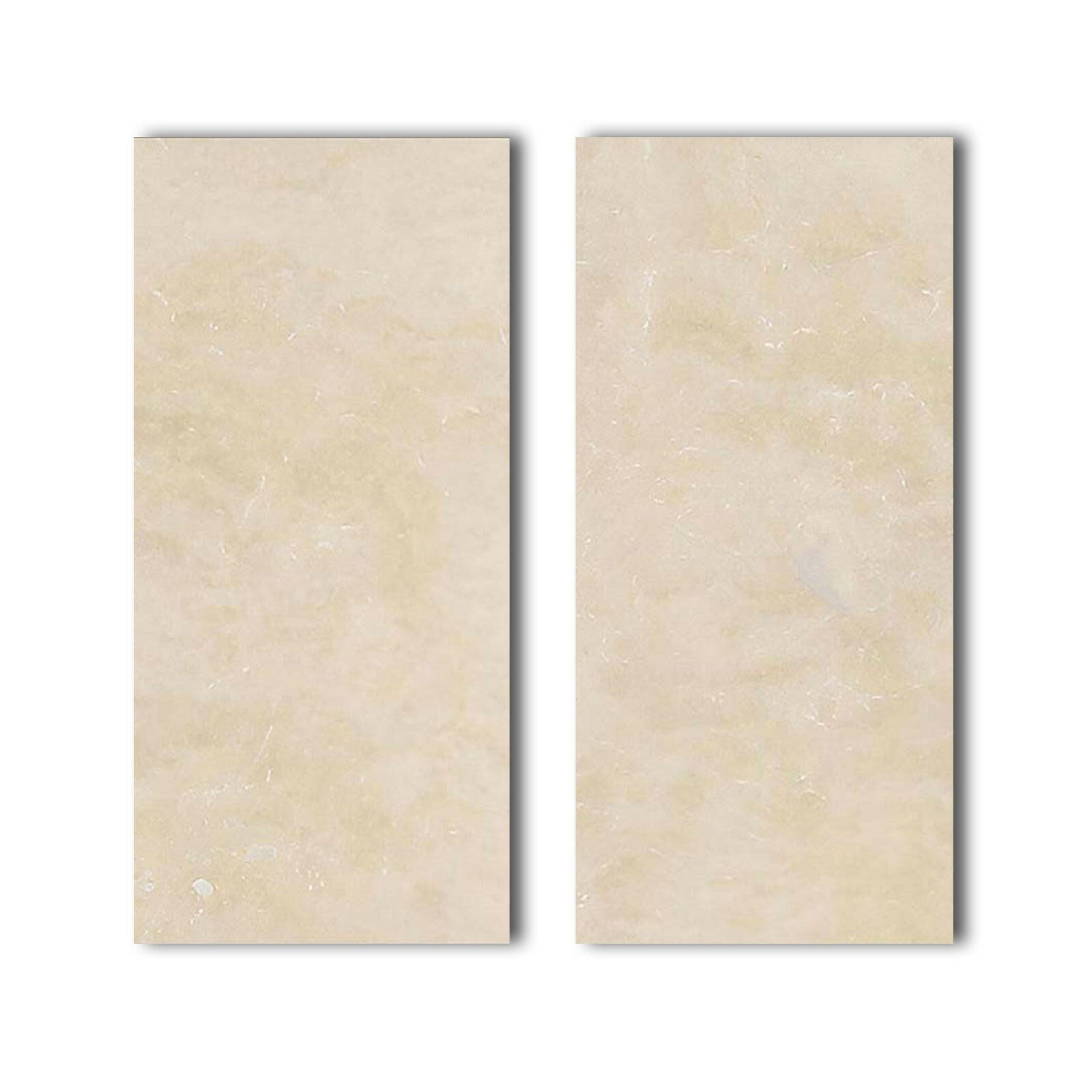 Special Cut | 9x18 Ivory Travertine Filled & Honed Tile Special Cut | 9x18 Ivory Travertine Filled & Honed Tile - American Tile Depot