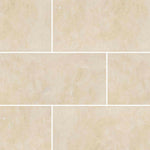 Special Cut | 9x18 Ivory Travertine Filled & Honed Tile Special Cut | 9x18 Ivory Travertine Filled & Honed Tile - American Tile Depot