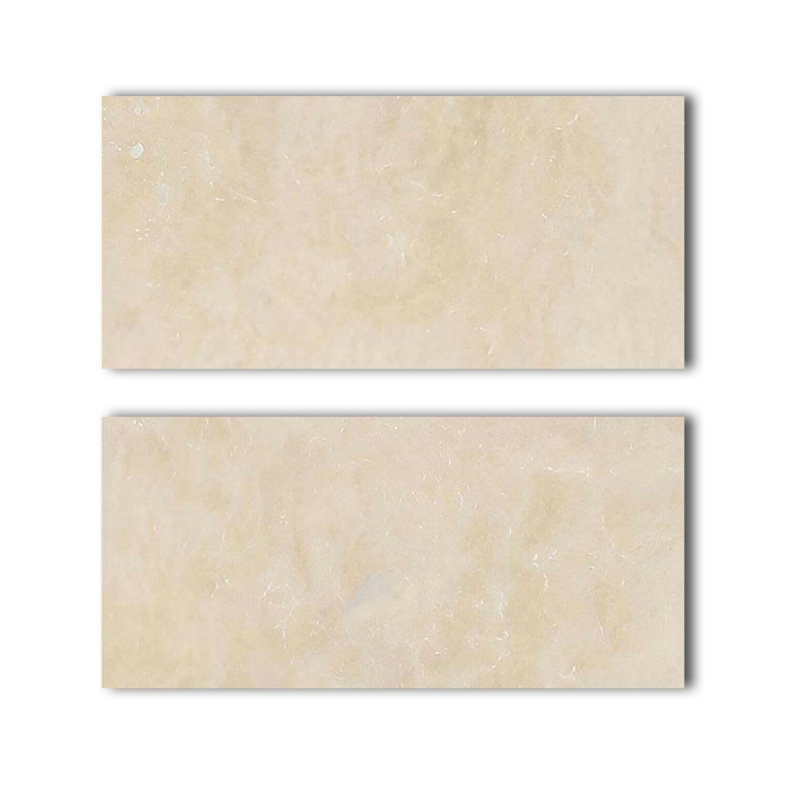 Special Cut | 9x18 Ivory Travertine Filled & Honed Tile Special Cut | 9x18 Ivory Travertine Filled & Honed Tile - American Tile Depot