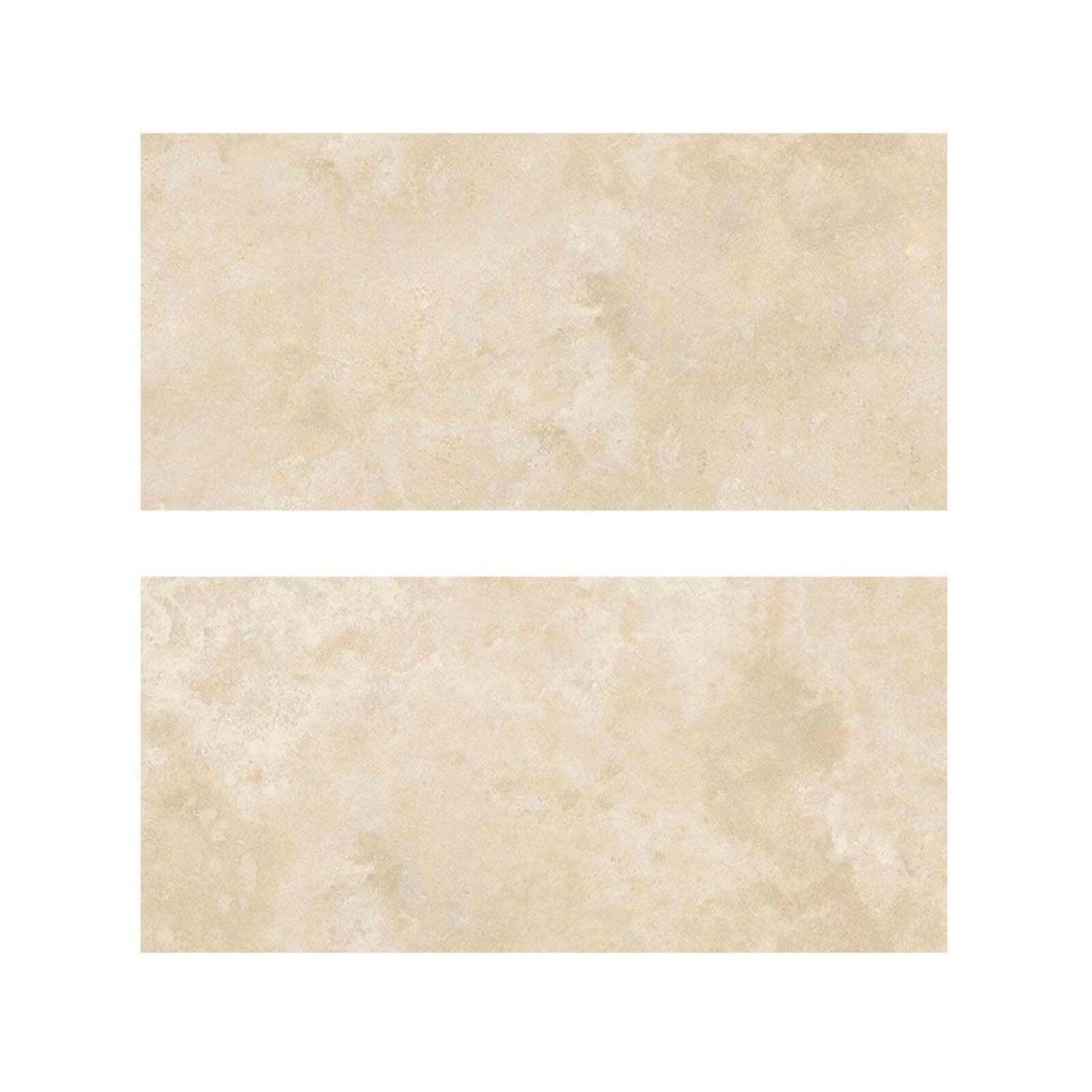 Special Cut | 9x18 Ivory Travertine Filled & Polished Tile Special Cut | 9x18 Ivory Travertine Filled & Polished Tile - American Tile Depot