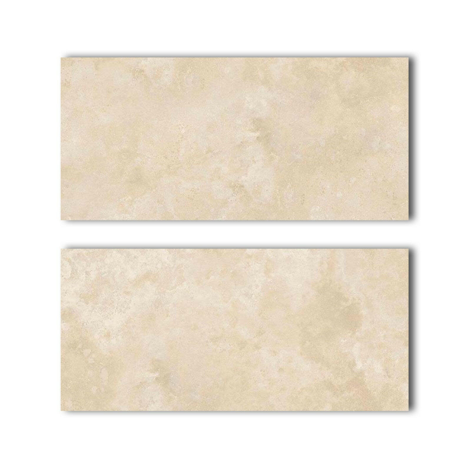 Special Cut | 9x18 Ivory Travertine Filled & Polished Tile Special Cut | 9x18 Ivory Travertine Filled & Polished Tile - American Tile Depot