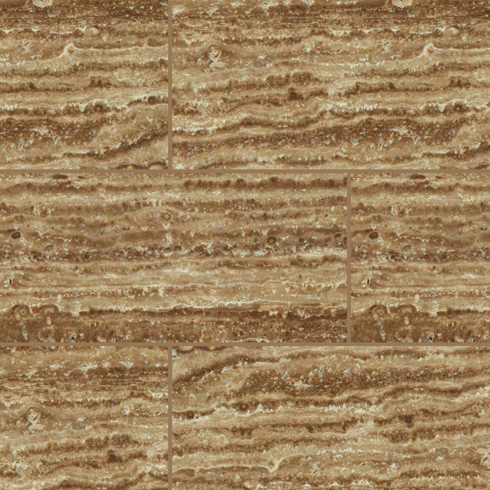 Special Cut | 9x18 Noce Exotic Travertine (Vein-Cut) Filled & Honed Tile Special Cut | 9x18 Noce Exotic Travertine (Vein-Cut) Filled & Honed Tile - American Tile Depot