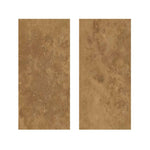 Special Cut | 9x18 Noce Travertine Filled & Honed Tile Special Cut | 9x18 Noce Travertine Filled & Honed Tile - American Tile Depot