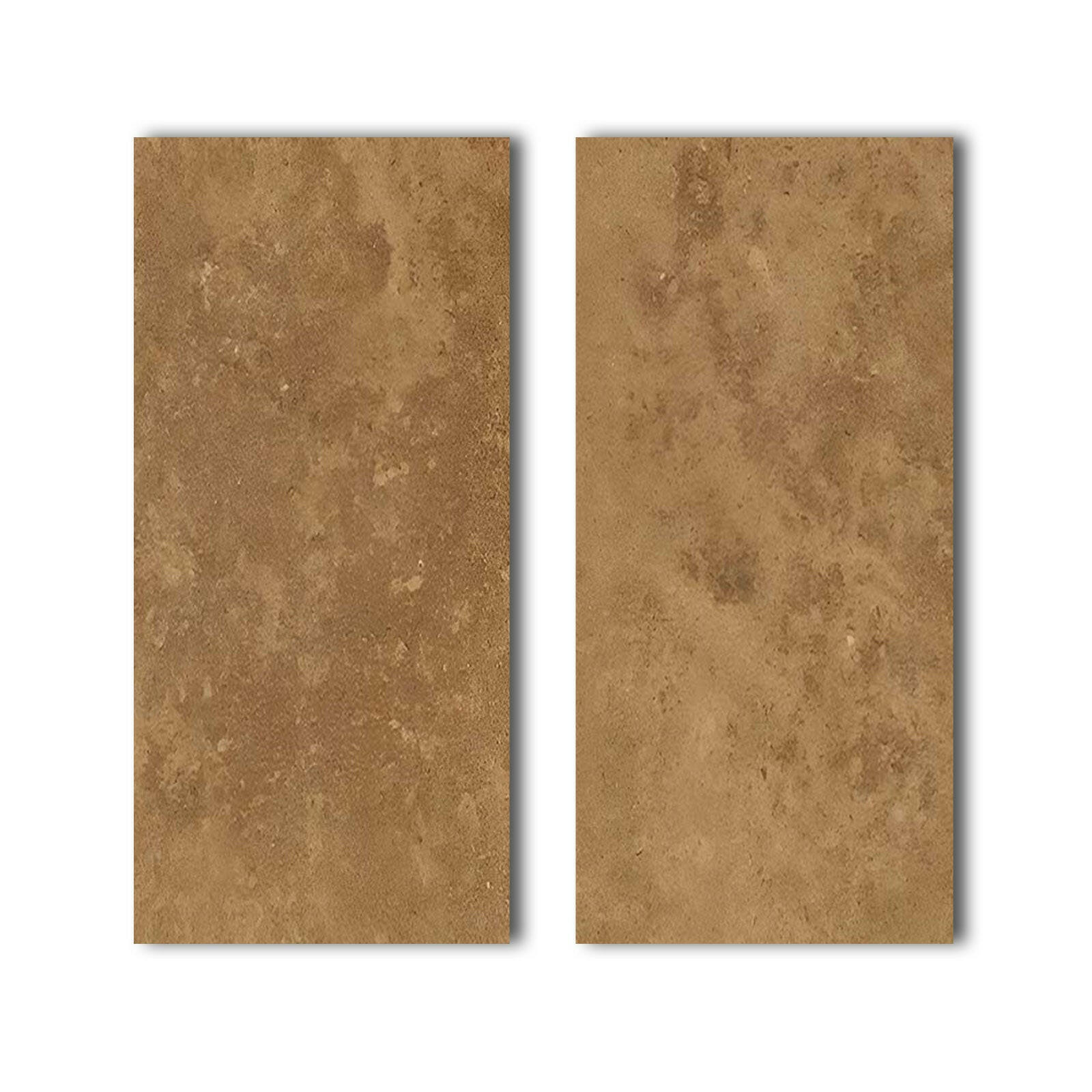 Special Cut | 9x18 Noce Travertine Filled & Honed Tile Special Cut | 9x18 Noce Travertine Filled & Honed Tile - American Tile Depot