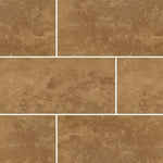 Special Cut | 9x18 Noce Travertine Filled & Honed Tile Special Cut | 9x18 Noce Travertine Filled & Honed Tile - American Tile Depot