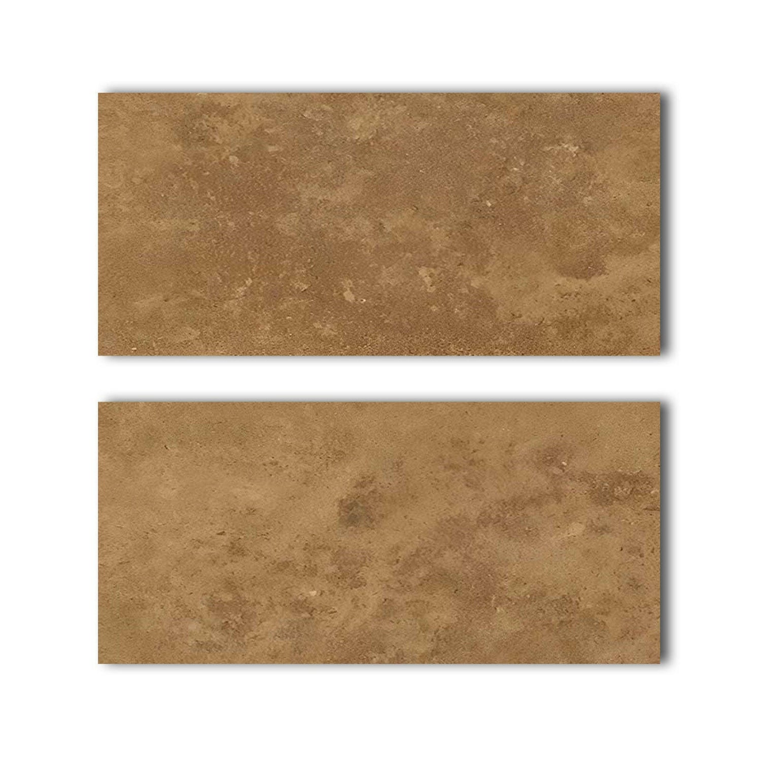 Special Cut | 9x18 Noce Travertine Filled & Honed Tile Special Cut | 9x18 Noce Travertine Filled & Honed Tile - American Tile Depot