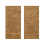 Special Cut | 9x18 Noce Travertine Filled & Polished Tile Special Cut | 9x18 Noce Travertine Filled & Polished Tile - American Tile Depot
