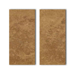Special Cut | 9x18 Noce Travertine Filled & Polished Tile Special Cut | 9x18 Noce Travertine Filled & Polished Tile - American Tile Depot