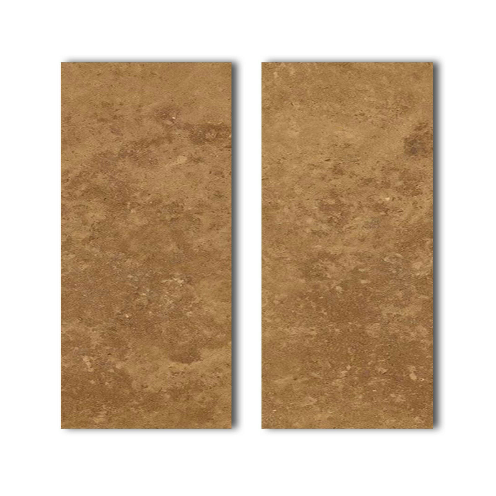 Special Cut | 9x18 Noce Travertine Filled & Polished Tile Special Cut | 9x18 Noce Travertine Filled & Polished Tile - American Tile Depot