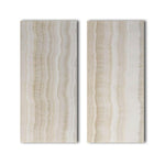 Special Cut | 9x18 Premium White Onyx VEIN-CUT Polished Tile Special Cut | 9x18 Premium White Onyx VEIN-CUT Polished Tile - American Tile Depot