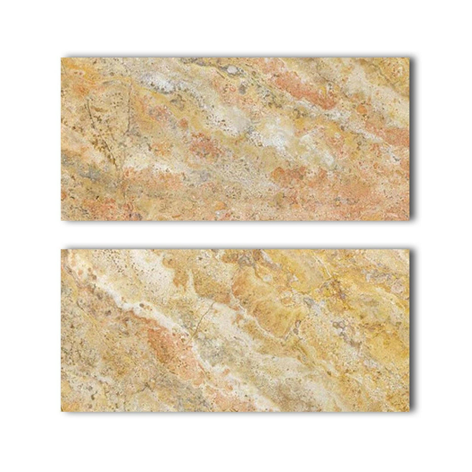 Special Cut | 9x18 Scabos Travertine Filled & Honed Tile Special Cut | 9x18 Scabos Travertine Filled & Honed Tile - American Tile Depot