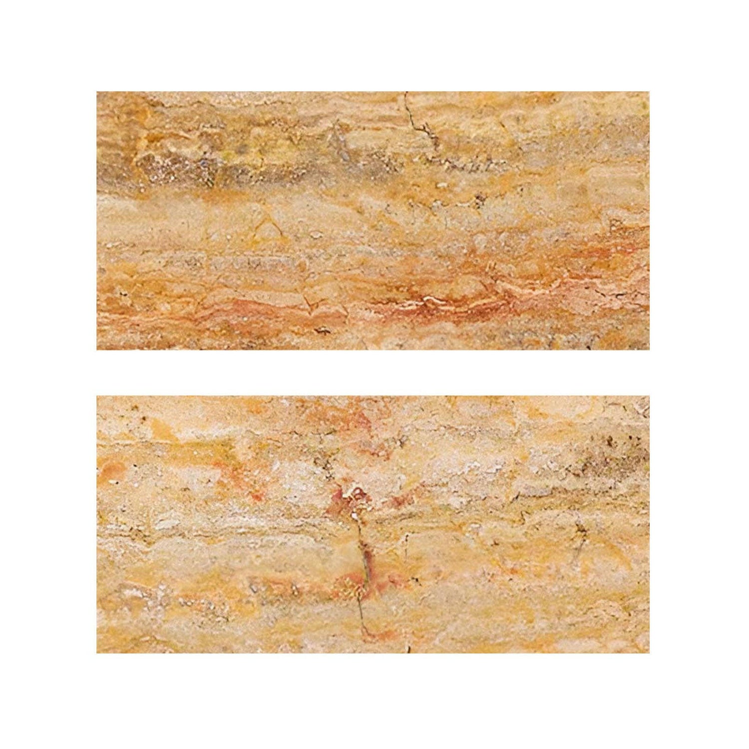 Special Cut | 9x18 Scabos Travertine Filled & Polished Tile Special Cut | 9x18 Scabos Travertine Filled & Polished Tile - American Tile Depot