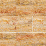 Special Cut | 9x18 Scabos Travertine Filled & Polished Tile Special Cut | 9x18 Scabos Travertine Filled & Polished Tile - American Tile Depot