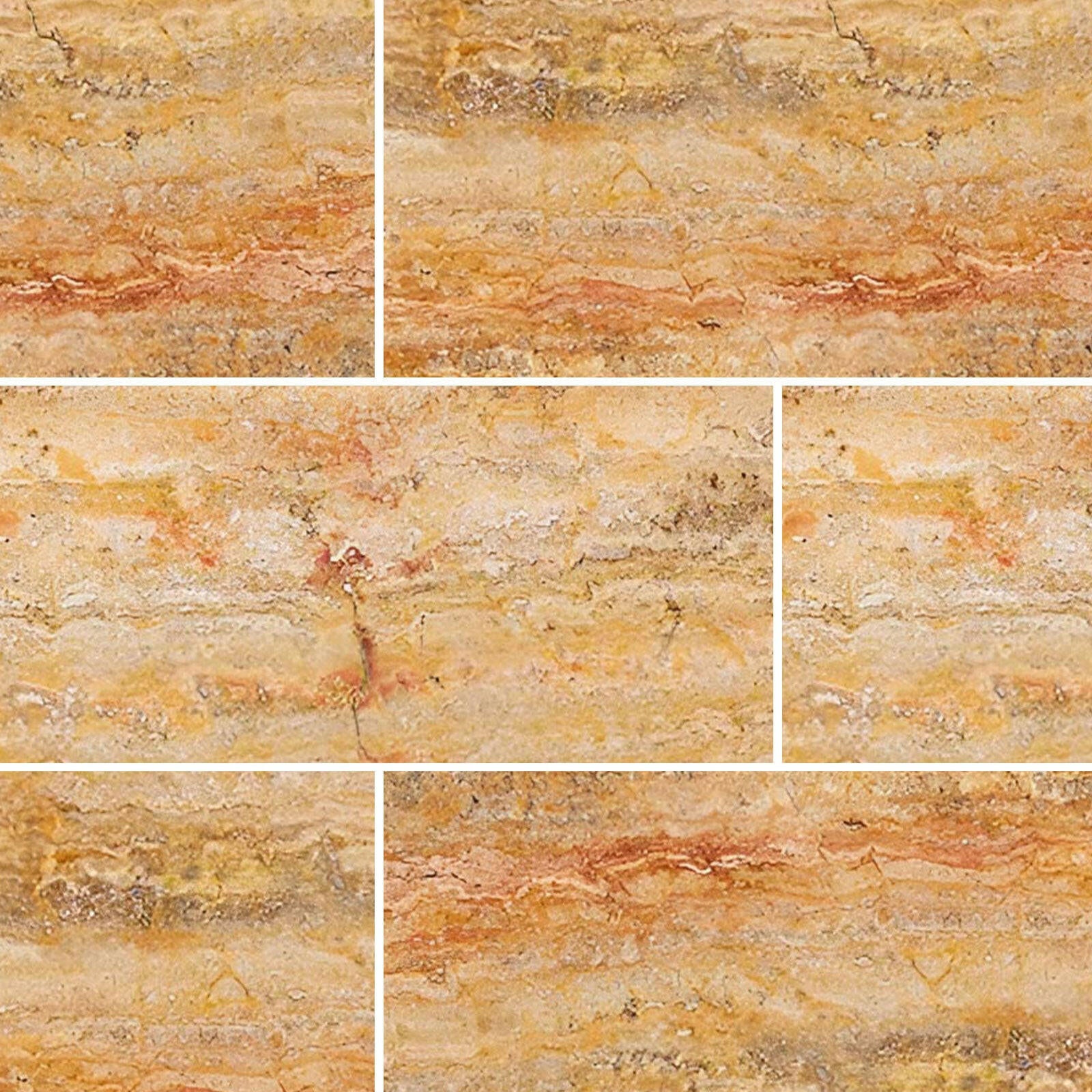 Special Cut | 9x18 Scabos Travertine Filled & Polished Tile Special Cut | 9x18 Scabos Travertine Filled & Polished Tile - American Tile Depot