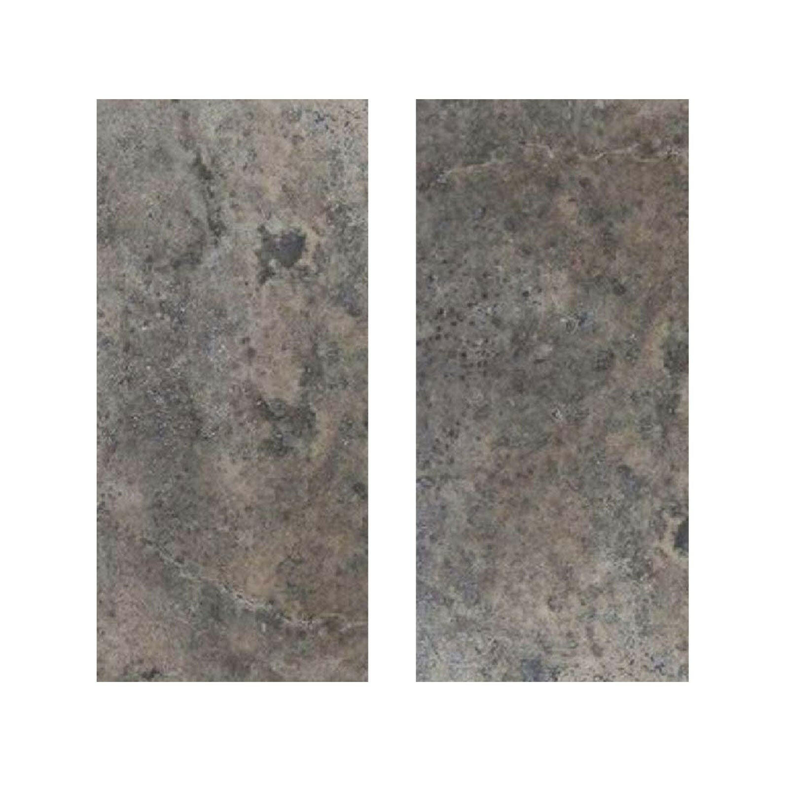 Special Cut | 9x18 Silver Travertine Filled & Honed Tile Special Cut | 9x18 Silver Travertine Filled & Honed Tile - American Tile Depot