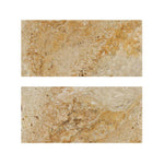 Special Cut | 9x18 Valencia Travertine Filled & Honed Tile Special Cut | 9x18 Valencia Travertine Filled & Honed Tile - American Tile Depot