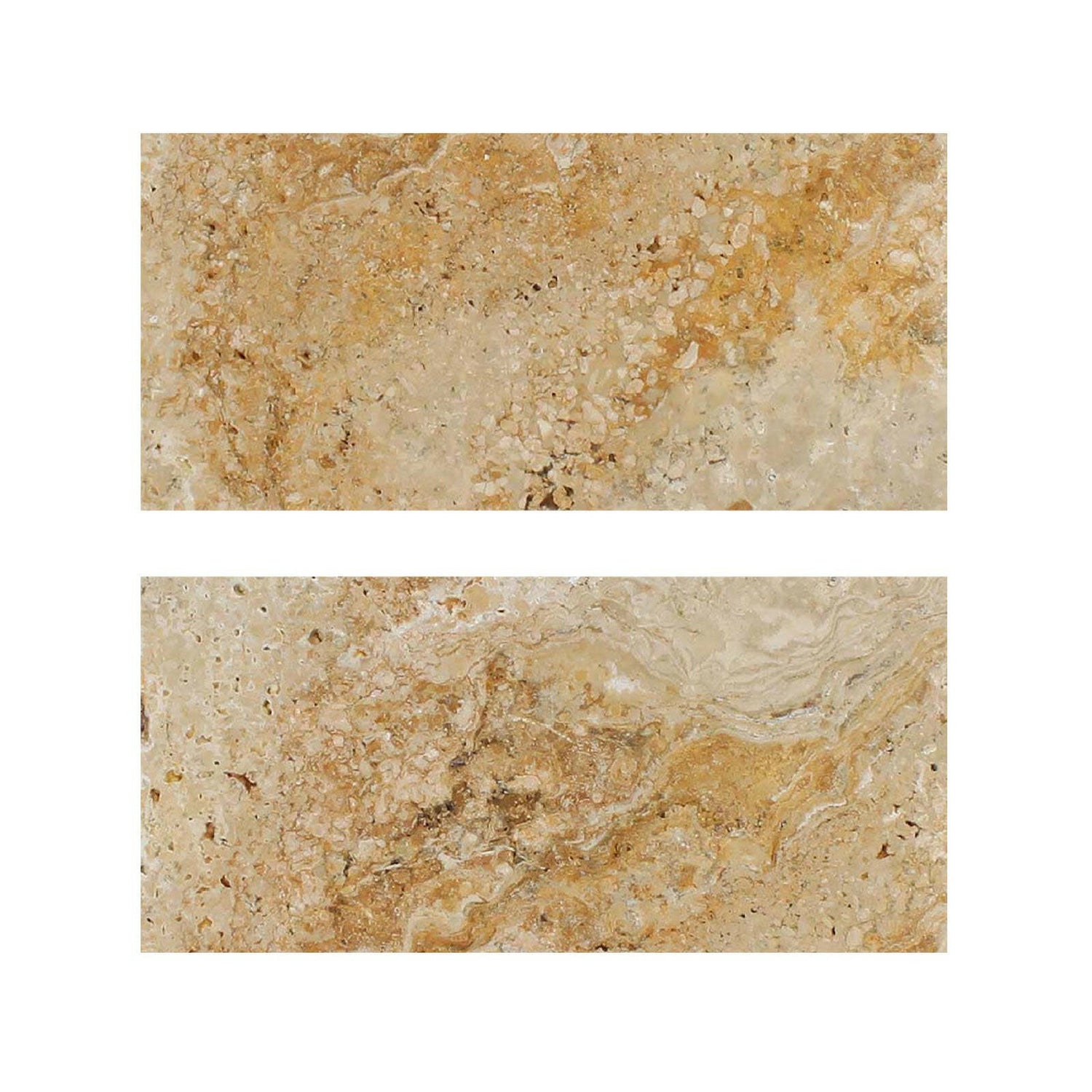 Special Cut | 9x18 Valencia Travertine Filled & Honed Tile Special Cut | 9x18 Valencia Travertine Filled & Honed Tile - American Tile Depot