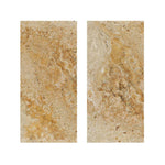 Special Cut | 9x18 Valencia Travertine Filled & Honed Tile Special Cut | 9x18 Valencia Travertine Filled & Honed Tile - American Tile Depot