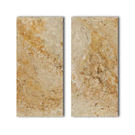 Special Cut | 9x18 Valencia Travertine Filled & Honed Tile Special Cut | 9x18 Valencia Travertine Filled & Honed Tile - American Tile Depot