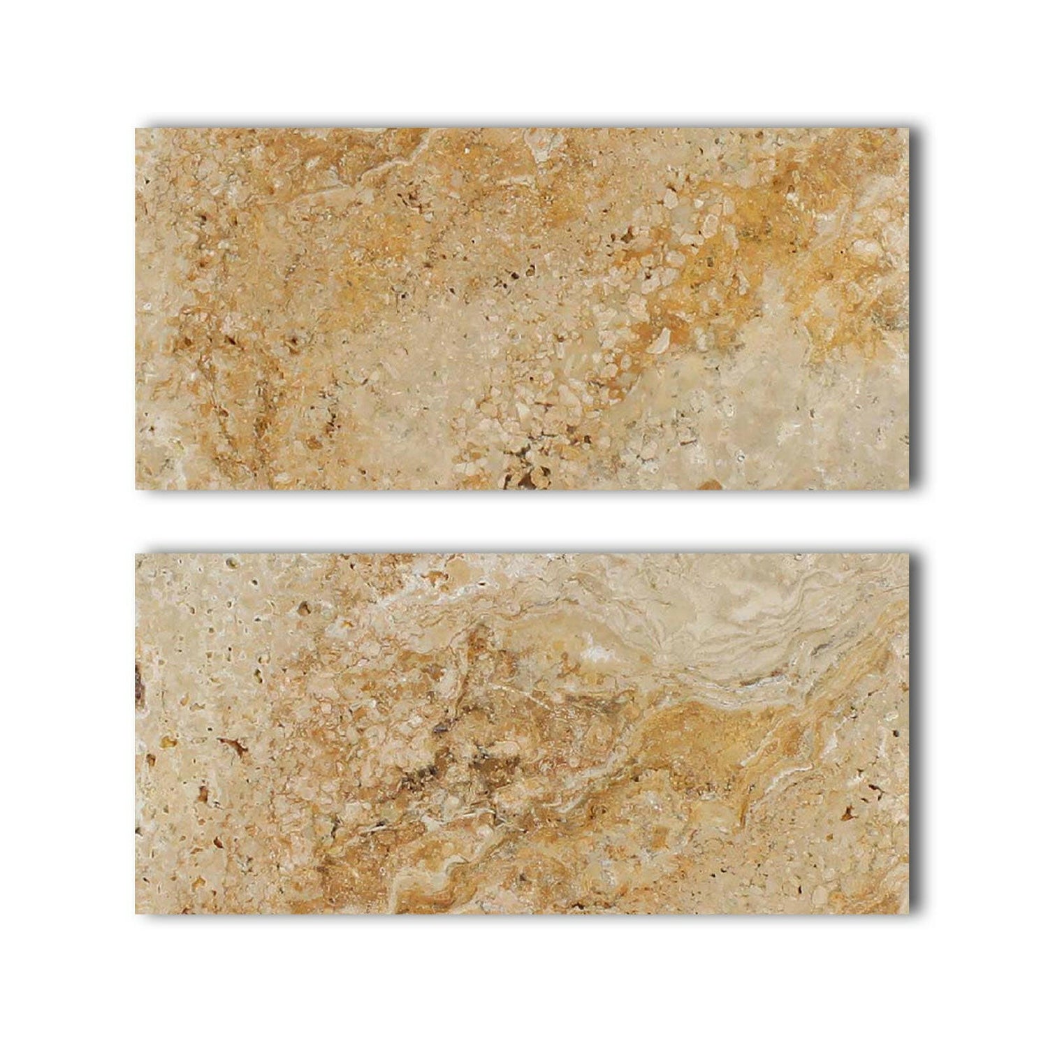 Special Cut | 9x18 Valencia Travertine Filled & Honed Tile Special Cut | 9x18 Valencia Travertine Filled & Honed Tile - American Tile Depot