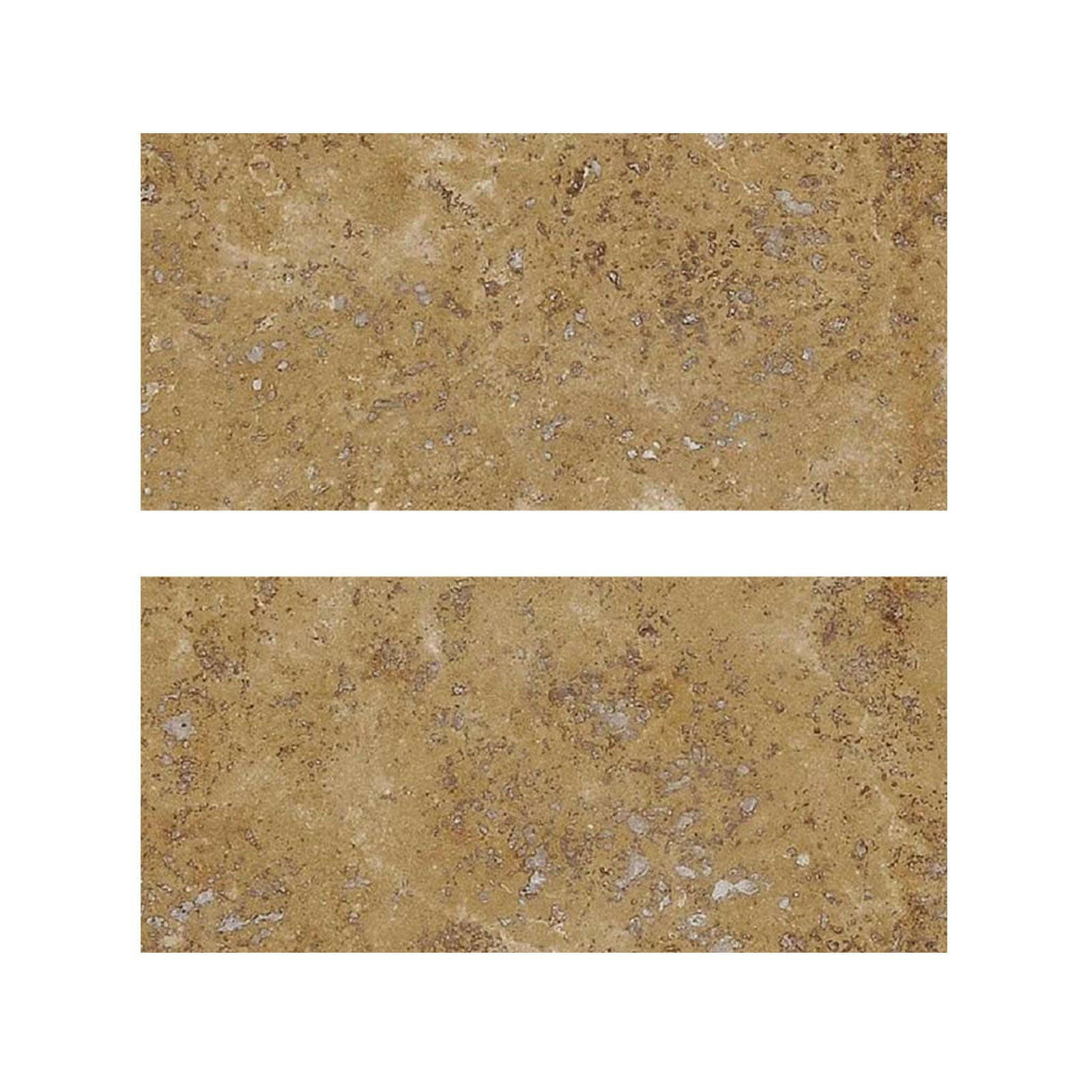 Special Cut | 9x18 Walnut Travertine Filled & Honed Tile Special Cut | 9x18 Walnut Travertine Filled & Honed Tile - American Tile Depot