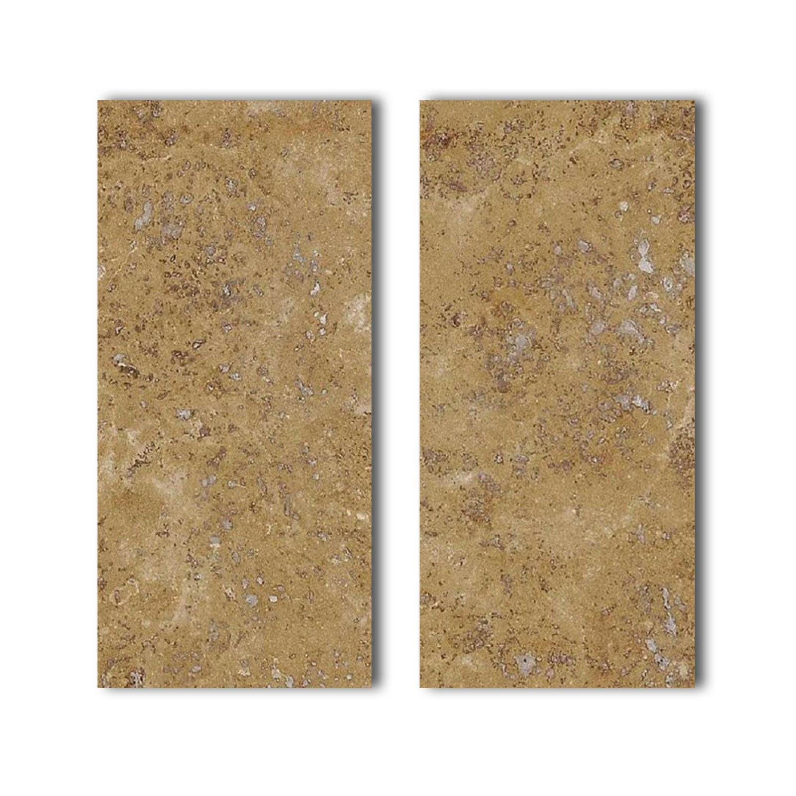 Special Cut | 9x18 Walnut Travertine Filled & Honed Tile Special Cut | 9x18 Walnut Travertine Filled & Honed Tile - American Tile Depot