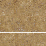 Special Cut | 9x18 Walnut Travertine Filled & Honed Tile Special Cut | 9x18 Walnut Travertine Filled & Honed Tile - American Tile Depot