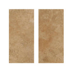 Special Cut | 9x18 Walnut Travertine Filled & Polished Tile Special Cut | 9x18 Walnut Travertine Filled & Polished Tile - American Tile Depot