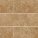 Special Cut | 9x18 Walnut Travertine Filled & Polished Tile Special Cut | 9x18 Walnut Travertine Filled & Polished Tile - American Tile Depot