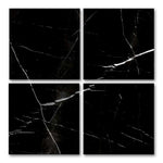 Special Cut | 9x9 Black Marquina Marble Honed Tile Special Cut | 9x9 Black Marquina Marble Honed Tile - American Tile Depot