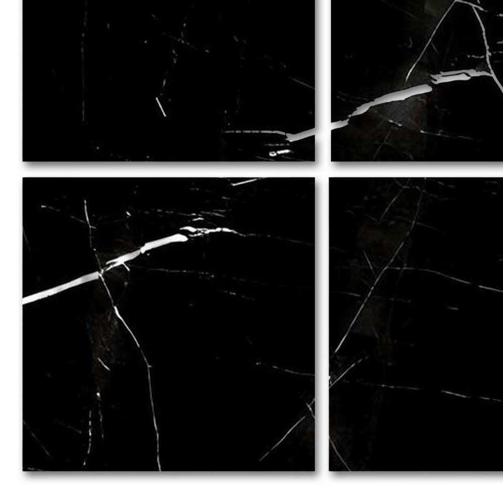 Special Cut | 9x9 Black Marquina Marble Honed Tile Special Cut | 9x9 Black Marquina Marble Honed Tile - American Tile Depot