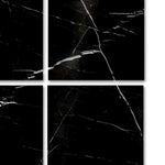 Special Cut | 9x9 Black Marquina Marble Polished Tile Special Cut | 9x9 Black Marquina Marble Polished Tile - American Tile Depot
