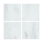 Special Cut | 9x9 Oriental White / Asian Statuary Marble Honed Tile Special Cut | 9x9 Oriental White / Asian Statuary Marble Honed Tile - American Tile Depot
