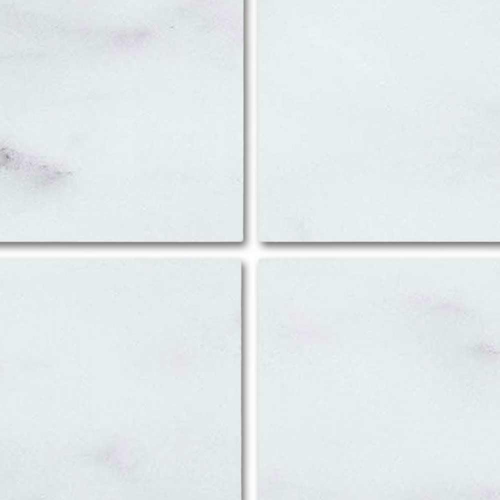 Special Cut | 9x9 Oriental White / Asian Statuary Marble Polished Tile Special Cut | 9x9 Oriental White / Asian Statuary Marble Polished Tile - American Tile Depot