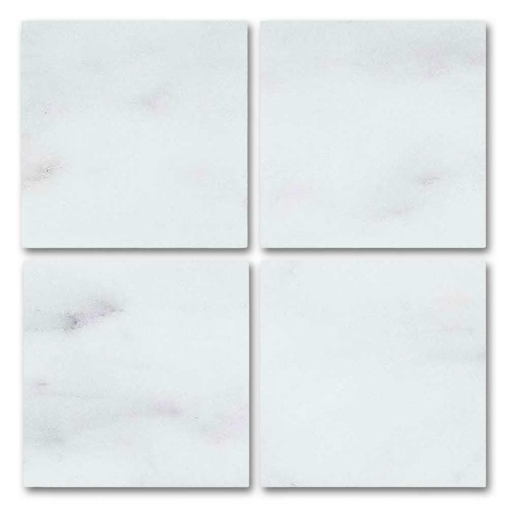 Special Cut | 9x9 Oriental White / Asian Statuary Marble Polished Tile Special Cut | 9x9 Oriental White / Asian Statuary Marble Polished Tile - American Tile Depot