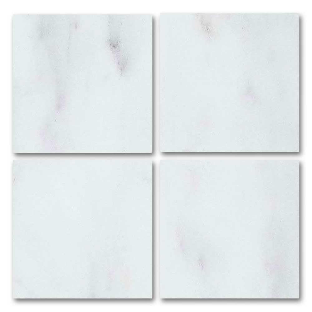 Special Cut | 9x9 Oriental White / Asian Statuary Marble Polished Tile Special Cut | 9x9 Oriental White / Asian Statuary Marble Polished Tile - American Tile Depot
